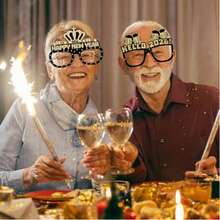 6个装2026新年快乐酒杯 - 12个装 | 2026新年派对用品 | 2026新年快乐酒杯，2026新年快乐装饰品 | 新年酒杯，新年装饰品 - 彩色 - 查看 5