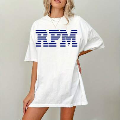 RPM - Etiqueta de revoluciones por minuto220g 100% Cotton T-Shirt - M-en - S-HApe and Comfort That LasT-SSuitable for all people, whether woM-en or M-enhigh-quality durable fabric suitable for all seans,ft to the touch but built to lastBreathabletops woM en fall outfiT S for woM en vaC Ation outfiT S woM en halloween costume