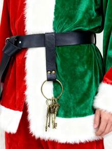 1PC Medieval Keychain Medieval Belt Cool Key Holder Renaissance Viking Faire LARP Santa's Magic Key Christmas Cosplay Prop - A - View 12