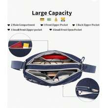 Men Shoulder And Crossbody Bags - Blue - View 4