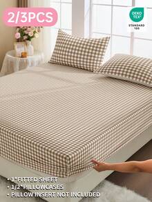 2/3pcs Bedding Set, Bedding Supplies, Mattress Protector, Bed Cover, Bed Sheet, Home Decor, Comfortable Home Textile, Breathable Anti-Pilling Mattress Protector, Soft & Skin-Friendly, Comfortable Bedroom Bedding, Fashionable Mattress Cover, Full Wrap Mattress Protector - Multicolor - View 9