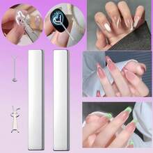 4支3D猫眼美甲彩绘双头磁性棒，可用于凝胶抛光，打造神奇圣诞美甲DIY和沙龙美甲效果，是美甲用品、美甲工具、美甲艺术工具、返校季必备单品，经久耐用，适合打造猫眼美甲造型。 - 銀色 - 查看 8