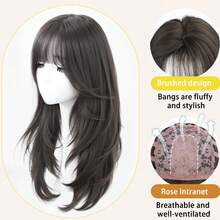 Hair 3D Air Hair Bangs Fringe Clip In Bangs Hair Extensions Wigs Hair Pieces Bangs Toupees Toppers For Hair Loss - Multicolor - View 4