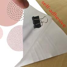 1 miếng dán tường hình vòm, miếng dán tường phòng khách chấm bi tròn phong cách Bohemian, miếng dán tường bằng nhựa vinyl, miếng dán tường có thể tháo rời, bóc ra và dán. - Nhiều màu - Xem 10