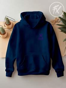 Bear Sweatshirt Be Yourself Be Yourself Humor Bear  3160 - Azul Marino - Ver 2