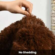 Terrug - Alfombras esponjosas para sala de estar recámara alfombra de área de café de 5 x 7 pulgadas alfombra lavable de felpa súper suave mullida antideslizante linda alfombra moderna para - C y f - Ver 7