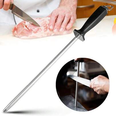 Stick Sharpener Rod Handheld Sharpening Diamond Steel Rod Sharpner 42CM Pro NEW