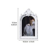 1个复古黑白拱形花卉装饰相框，复古欧式温馨家居桌面装饰照片展示框，适用于照片展示、家居装饰和摄影道具 - 彩色 - 查看 19