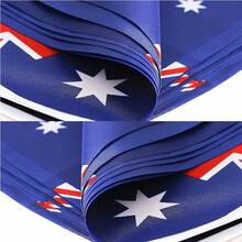 Australian Flag Chain, Little Australian Flag, Grand Opening Ceremony, National Sporting Events, Holiday Decorations(Hand Waving Flags, Garden Flags) - Multicolor - View 4