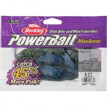 Cebo suave de pesca Berkley PowerBait MaxScent - Azul (Garaje) - Ver 4