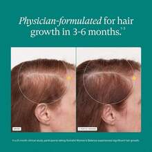 Women's Balance Hair Growth Supplements, Ages 45 And Up, Clinically Proven For Visibly Thicker Hair And Scalp Coverage, Dermatologist Recommended - 1 Month Supply - 1 - 查看 4