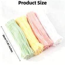 散装毛根清洁条，200/400 根，工艺品制作材料，毛根清洁条，创意 DIY 房间装饰，圣诞装饰，毛根清洁条，散装彩色毛根清洁条，DIY 工艺品材料。 - 彩色 - 查看 3