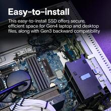 Crucial P310 SSD 500G/1T/2T M.2 2280 PCIe Gen4 NVMe 内置固态硬盘，最高读写速度达 7100 MB/s，适用于笔记本电脑和台式机游戏，固态硬盘，高性能配置，电脑升级，电脑组装，游戏电脑升级，外观时尚。 - 黑色 - 查看 4