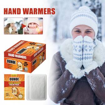 Instant Heating Hand Warmer Set, Self-Heating Warm Hand & Foot Patches, Cold-Proof & Warm Christmas Gifts, Hand Warmers, Gifts For Men, Stocking Stuffers, Hand Warmers Rechargeable