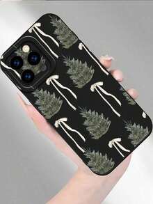 Funda navideña para phone 17 Pro Max con diseño de árbol de Navidad. Compatible con phone 17, 16, 15, 14, 13, 12, 11, Pro Plus y 25/24/23/22/ULTRA/PLUS/FE. Resistente y con una textura refinada. Esta es una funda para teléfono hecha a medida, con un diseño moderno y elegante. - Multicolor - Ver 4