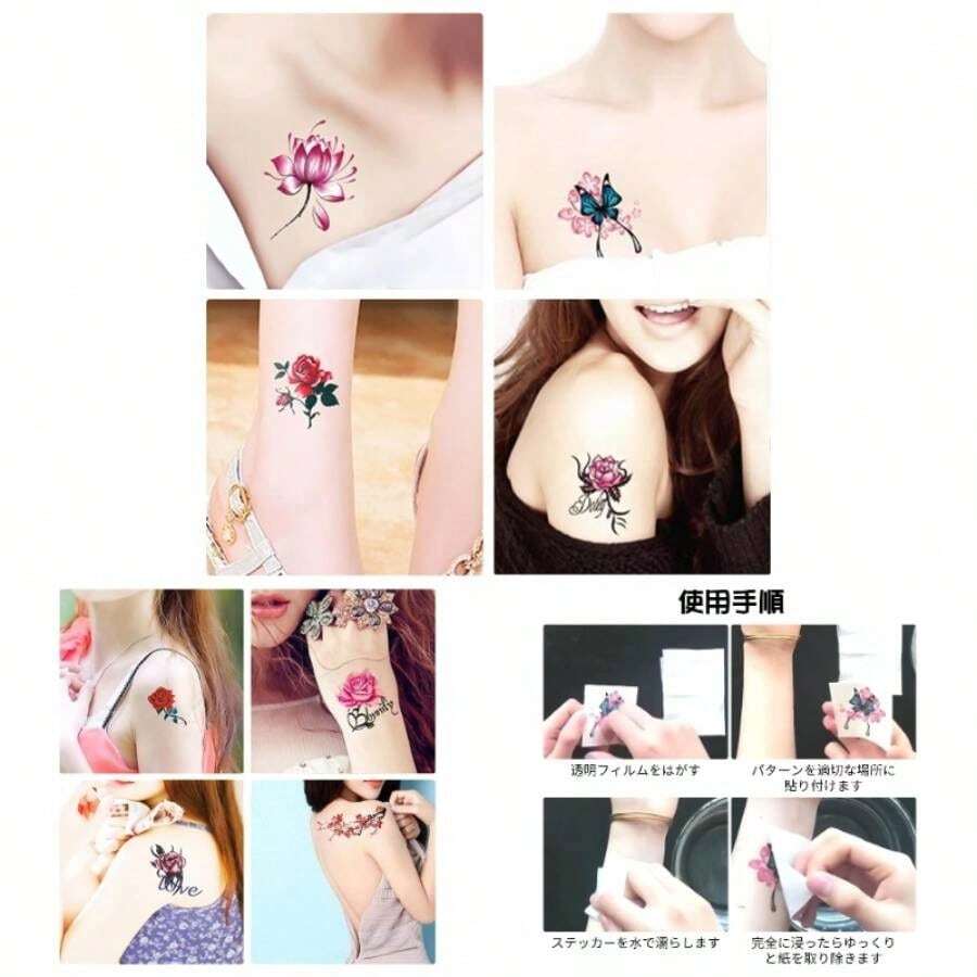 Temporary Tattoos - Nhiều màu-1 - Xem 1