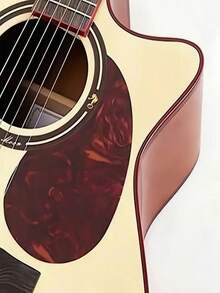 1pc Vintage Classical Acoustic Guitar Pickguard, Suitable For 40-41 Inch Guitar, Scratch Protection, Great Musical Instrument Gift - Multicolor - View 12