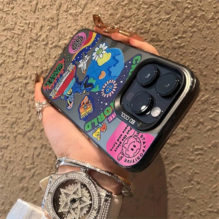 Una funda para teléfono elegante e innovadora diseñada para iPhone 17 Pro Max, 17AIR, 16, 15, 14, 13, 12 y 11, con absorción de impactos y una carcasa suave para hombres y mujeres. - Color 1 - Ver 1