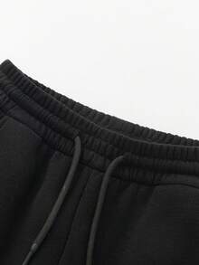 Balabala Kids Boys Fleece Jogger Pants, Winter 2025 Warm & Casual - Black - View 7