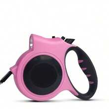 [Retractable Leash] LED Retractable Dog Leash | 1pc 16ft | Durable PVC | Adjustable, Built-In Light | Dog Leash For Small & Medium Dogs | Nighttime Walks & Jogs - Pink - View 8