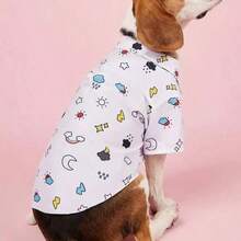 Versatile Pet Shirt Suitable For All Breeds - Breathable Polyester, Non-Woven Fabric, Fits Small To Large Dogs