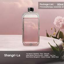 Hotel Grade Essential Oil Diffuser, Long-Lasting Indoor Mist, Aromatherapy Diffuser, Office Air Freshener, Quiet Aroma Diffuser, Home Automatic Fragrance Mist - Rechargeable/Desktop/Wall-Mountable/6 Adjustable Modes/Mood Light/6 Aroma Oils: Lavender, True Self, Gardenia, White Peach Oolong, Serenity, Shangri-La - White - View 17