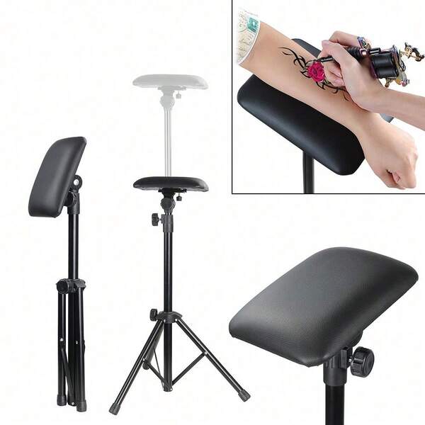 SENDERPICK Negro - Ajustable - Estilo tatuaje - Reposabrazos con acolchado de esponja para mayor comodidad y estabilidad
