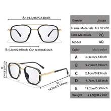 1PC Metal Frame Fashionable Color Changing Reading Glasses, Anti Blue Light Lenses, Suitable For Middle-Aged And Elderly People To Read Books, Newspapers, Mobile Phones, With Exquisite Glasses Cases, UNISEX - Silver AD11 Case - View 4
