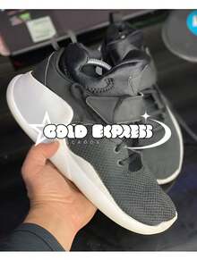 High-Top Basketball Shoes, Athletic Style, Training/Gym Shoes, Men's And Women's, Non-Slip, Stylish, Various Colors, Sizes 38 To 44. 24-Hour Shipping! - 黑與白 - 查看 5