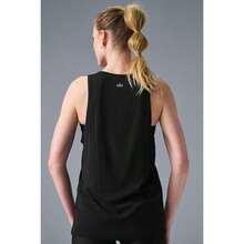 Alo Yoga Everyday Modal Rib Tank - Black |  | Pilates Set - 黑色 - 查看 2