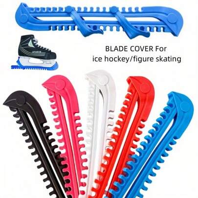1pc Durable PC Material Ice Skating Protector, Mixed Color, Protect And Sharpen Ice Skating Enthusiasts' Skates, Universal