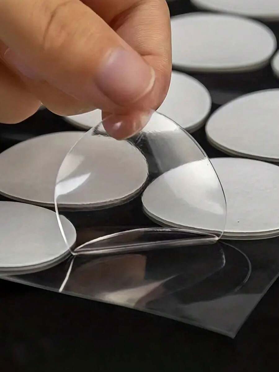 100pcs/Roll Double-Sided Transparent Balloon Glue Dots, Suitable For Wedding And Birthday Decorations - Multicolor - View 1