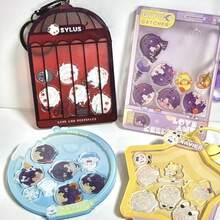 1pc Love And Deepspace - Acrylic Shaker Desk Decor - High Transparency Material High Definition Printing - Bedside Desk Decoration - Desk Collection Ornament - Anime Desk Accessory - Versatile Decorative Item - Shaking Gacha Machine - Anime Merchandise - Multicolor - View 11