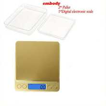 3kg Báscula de alta precisión, 6 unidades de conversión, sin cálculo manual, material ABS duradero, pantalla LCD grande, adecuada para cocina y joyería, apagado automático - alimentada por batería (baterías no incluidas) - Multicolor - Ver 16