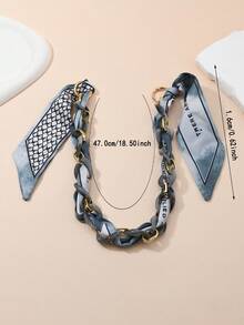 1 件合金链条围巾手机钱包带钩针编织 - 彩色 - 查看 14