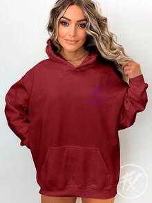 Bear Sweatshirt Be Yourself Be Yourself Humor Bear  3160 - Maroon - View 5