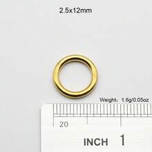 1 Piece Large Gauge Septum Clicker 10mm-2mm 12G Round Smooth 316L Stainless Steel Earplugs Piercing Single Hinged Clicker Segment Hoop Ring Big Nose Piercing Punk Ear Expander Septum Piercing Segment Clicker Rings Earweight Body Jewelry - Gold Nose Ring - View 31