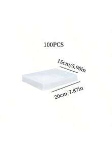 100pcs Mesh Vacuum Bags, Textured Vacuum Bags, Airtight Bags For Cooked Food Vacuum Sealing And Preservation - Beige - View 15