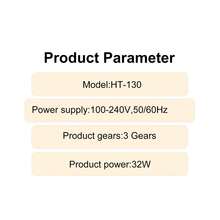 Hatteker Design Portable Electric Straightener Comb Hair Straightener Brush Hot Comb Brush - EU C Type Plug(220-240V) - View 10