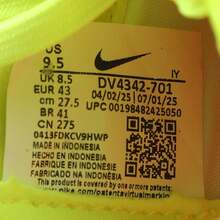 Nike LEGEND 10 ACADEMY TF Football Shoes, Low-Top, DV4342-701, Unisex - Yellow - View 7