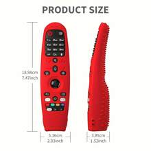 硅胶电视遥控器保护套，防尘防震。易于清洁，夜光设计，为您的遥控器提供安全保护。 - remote control case - 查看 3