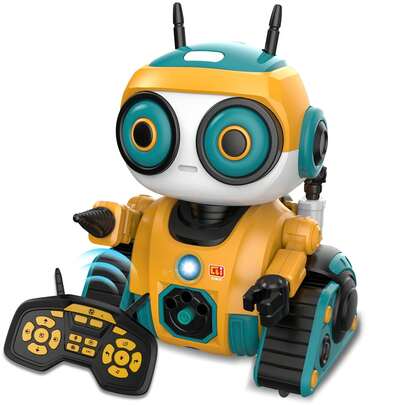 Intelligent Robot Toy, Automatic Demonstration And Gesture Control, Flexible Head And Arm Movements, Dancing Motions, Suitable For Children 3+ Years Old, Boys And Girls