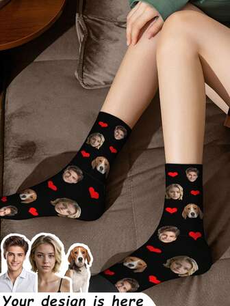 Customized Portrait Socks, Let Your Loved Ones, Friends, And Partners Always Be By Your Side. Give Them A Unique Gift.