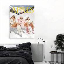 Framed 1PC Funky Apres Ski Girly Canvas Posters Winter Skiing Wall Art Funny Preppy Fashion Club Aesthetic Prints Painting For Living Room Apartment Dorm Wall Decor - Đã đóng khung - Xem 4