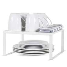 Kitchen Cabinets1 White Metal Kitchen Cabinet and Counter Top Organizer Shelf 13 inch wide 11 inch deepKitchen Cabinets - blanco - Ver 1