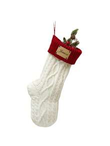 Calze natalizie personalizzate per la famiglia, calza natalizia 2025, calze lavorate a maglia con nome, calza con monogramma, decorazione natalizia regalo, atmosfera calda, multifunzionale, durevole, ornamentale, riutilizzabile, raffinata, elegante, di alta qualità, colorata, moderna, personalizzata, unica, regalo ideale per lui