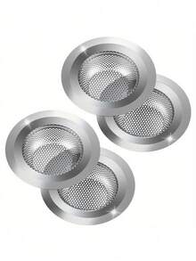 1pc Stainless Steel Kitchen Sink Strainer - 4.5 Inch Wide Rim, Rust-Resistant Food Waste Collector, Easy To Clean, Fits Drain Filter - Multicolor - View 7