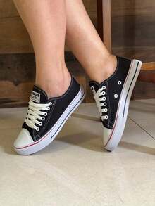 Men's And Women's Unisex Casual Sneakers, Super Comfortable - Black - View 3