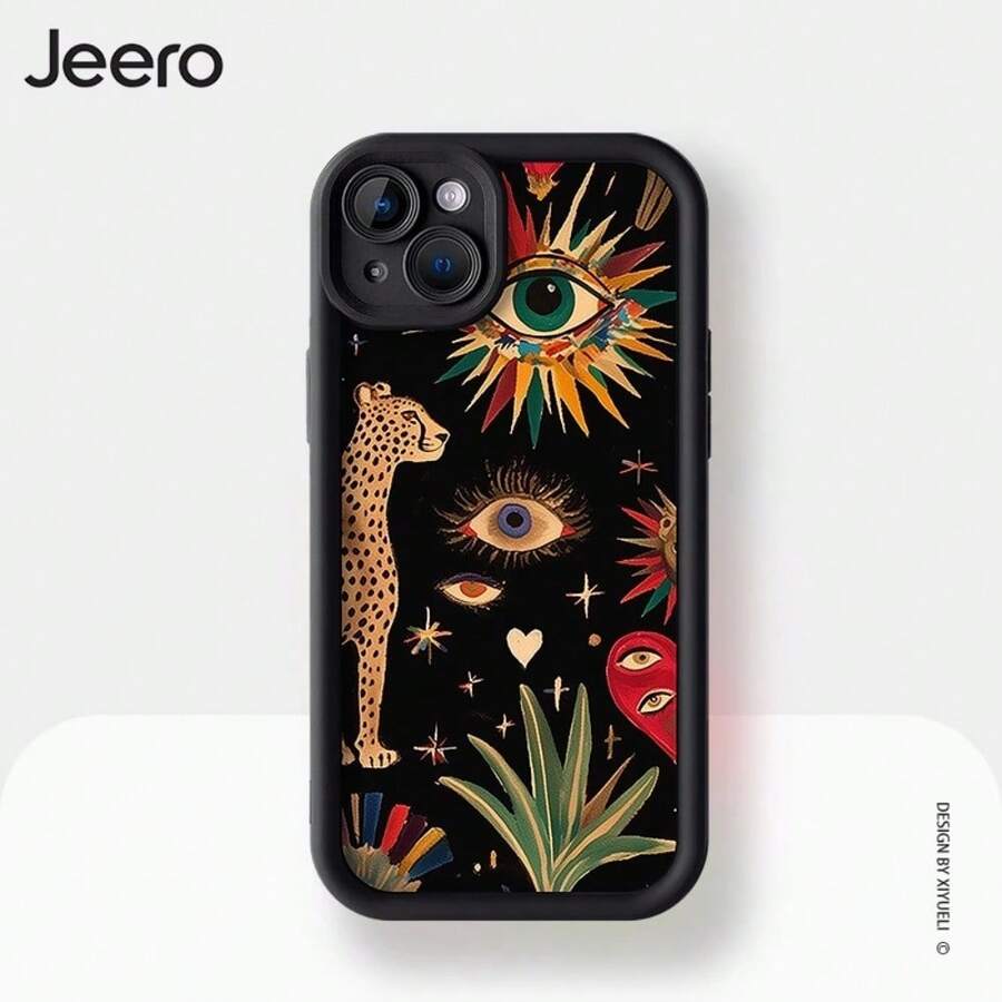 Capinha Capa de Silicone Estampa de olho de leopardo Anti queda e Macia para I P HO NE XR 11 12 13 14 15 16 PRO MAX 14 15 16 PLUS REDMI A2 A3 8 9A 10C 12 13 14C  11 12 LITE POCO F3 F5 M3 M4 PRO X3 X5 X6 NOTE 8 9 11 12 13 14 PRO Galaxy A03 A04 A05 A10 A11 A12 A13 A14 A15 A20 A23 A32 A34 A35 A50 A51 A52 A54 A55 A71 A72 M34 S20 FE S21 FE S22 ULTRA S23 FE S23 ULTRA S24 ULTRA S24 PLUS MOTO E13 G04 G24 E14 G14 G22 G30 G10 G20 G34 G53 G54 G84 - J1 - Visão 1