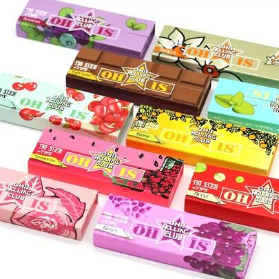 20 Packs Fruit Flavored Rolling Papers, 10 Different Fruit Flavors, Double Layer With Filter Paper, 78mm Size Cigarette Paper, Multiple Flavors, Slow Burning, Smoking Accessories, Smoker's Gift